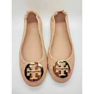 Tory Burch Minnie Flats Quilted Ballet Flats Womens Size 9